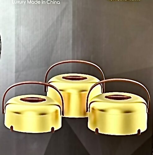 Forever Gold Luxury Insulated Casserole Food Warmer Container Set