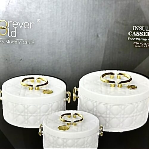 Forever Gold Insulated Casserole Food Warmer Container Set